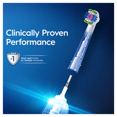 Oral-B 3D White Power Toothbrush Refill Heads 5 Pack - Image 3