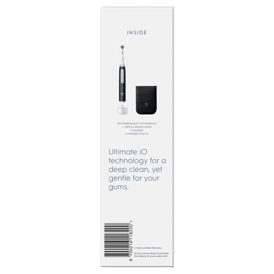 Oral-B iO Black Electric Toothbrush with Charger Pouch - Image 5
