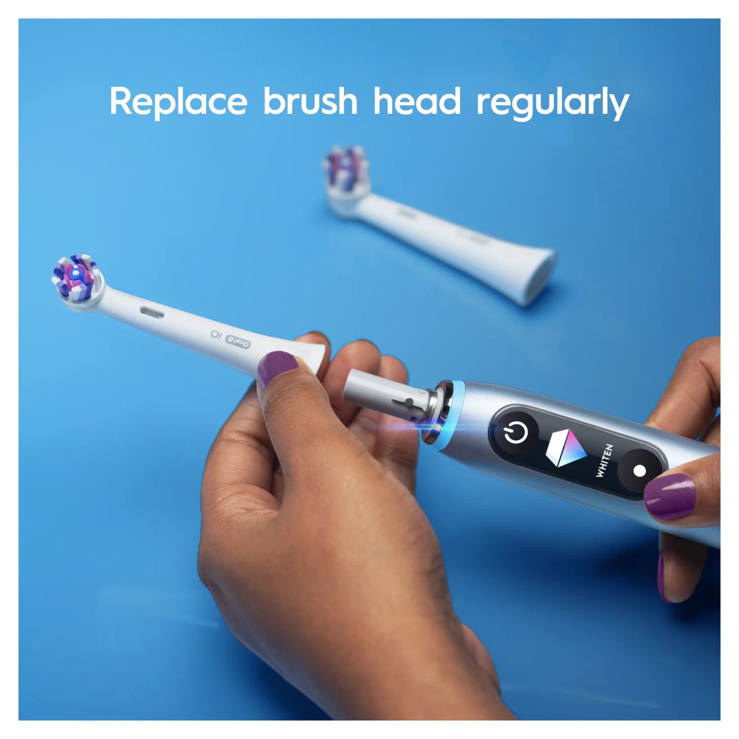 Oral-B iO Radiant White Brush Heads 2 Pack - Image 4