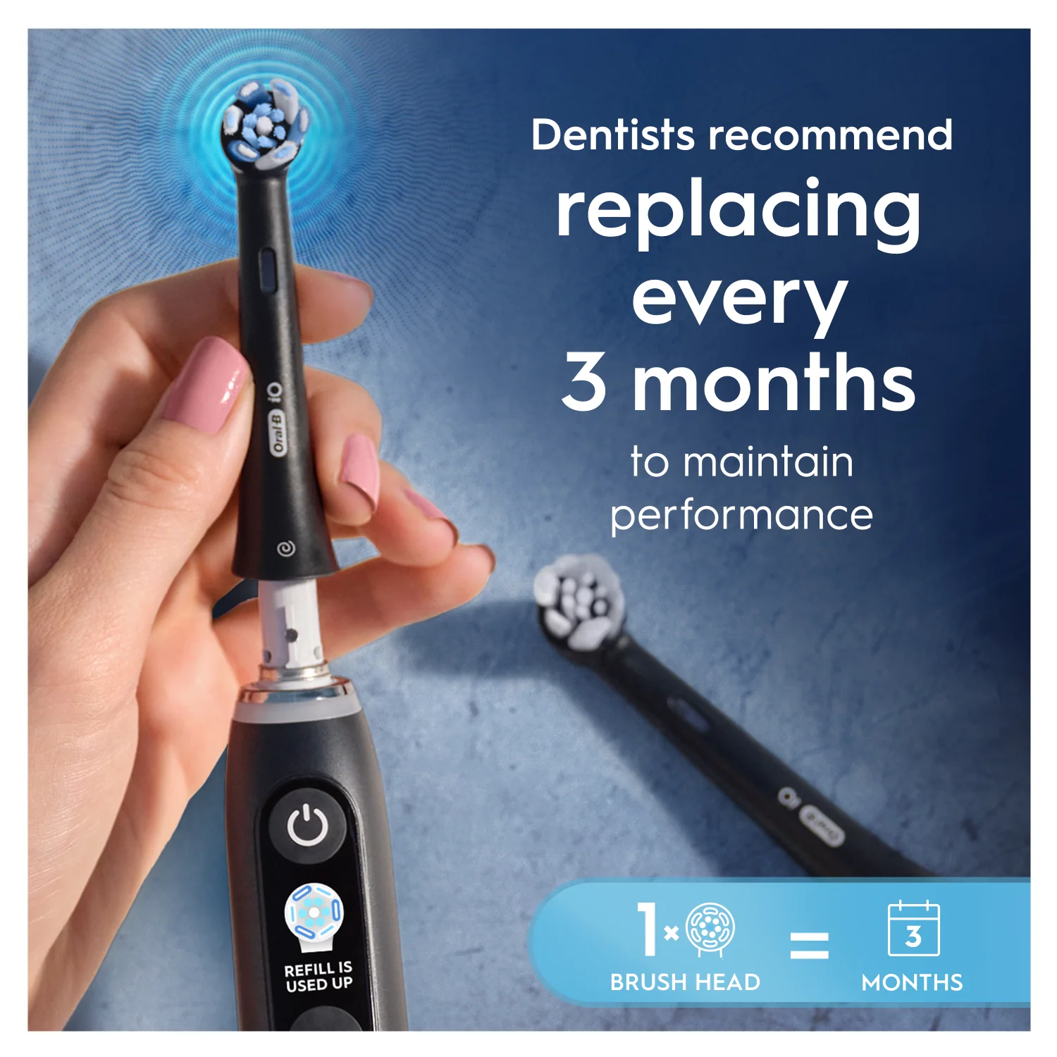 Oral-B iO Ultimate Clean Black Brush Heads 8 - Image 4