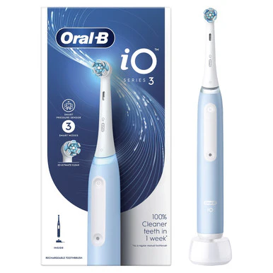 Oral-B iO3 Ice Blue Electric Toothbrush