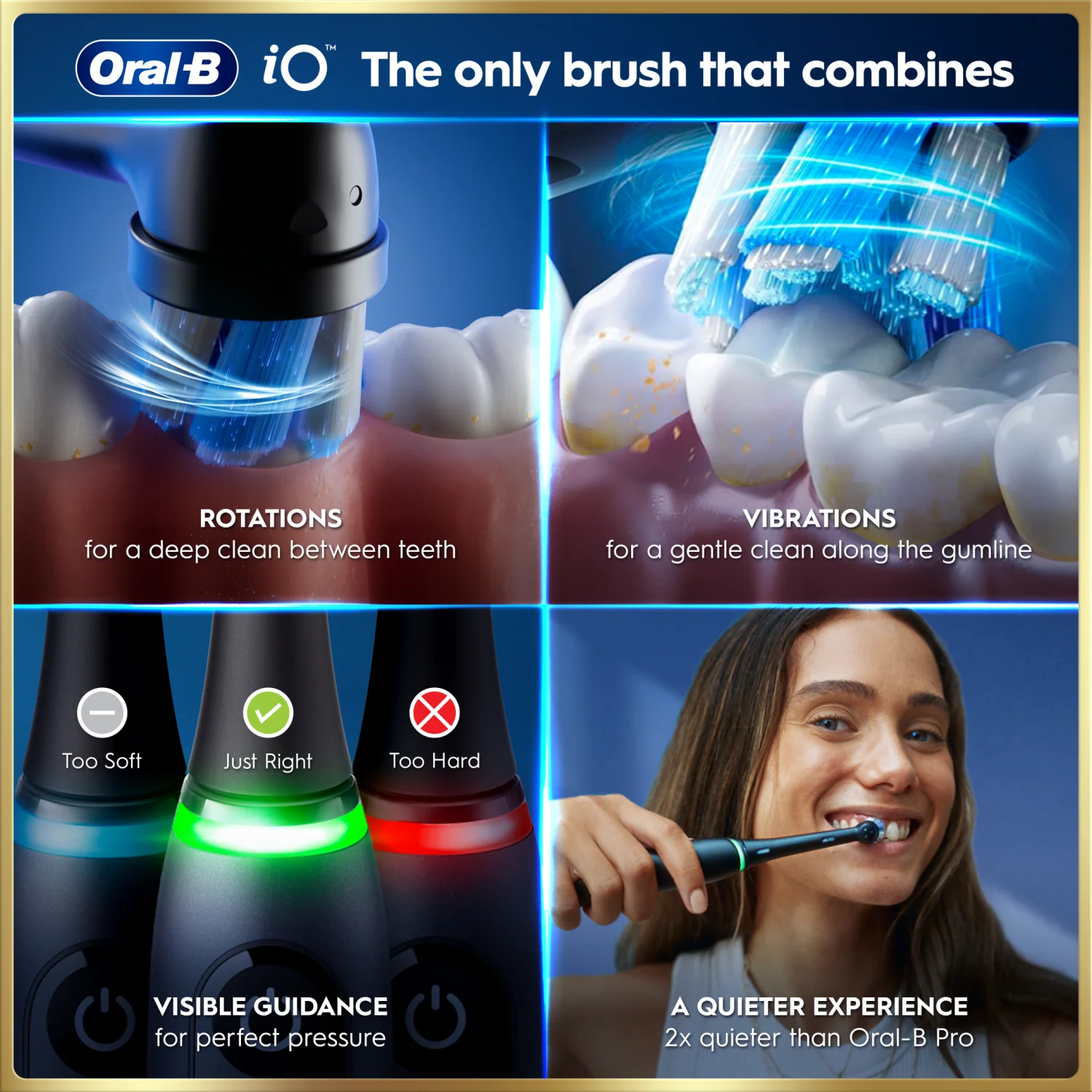 Oral-B iO9 Black Onyx Electric Toothbrush - Image 4