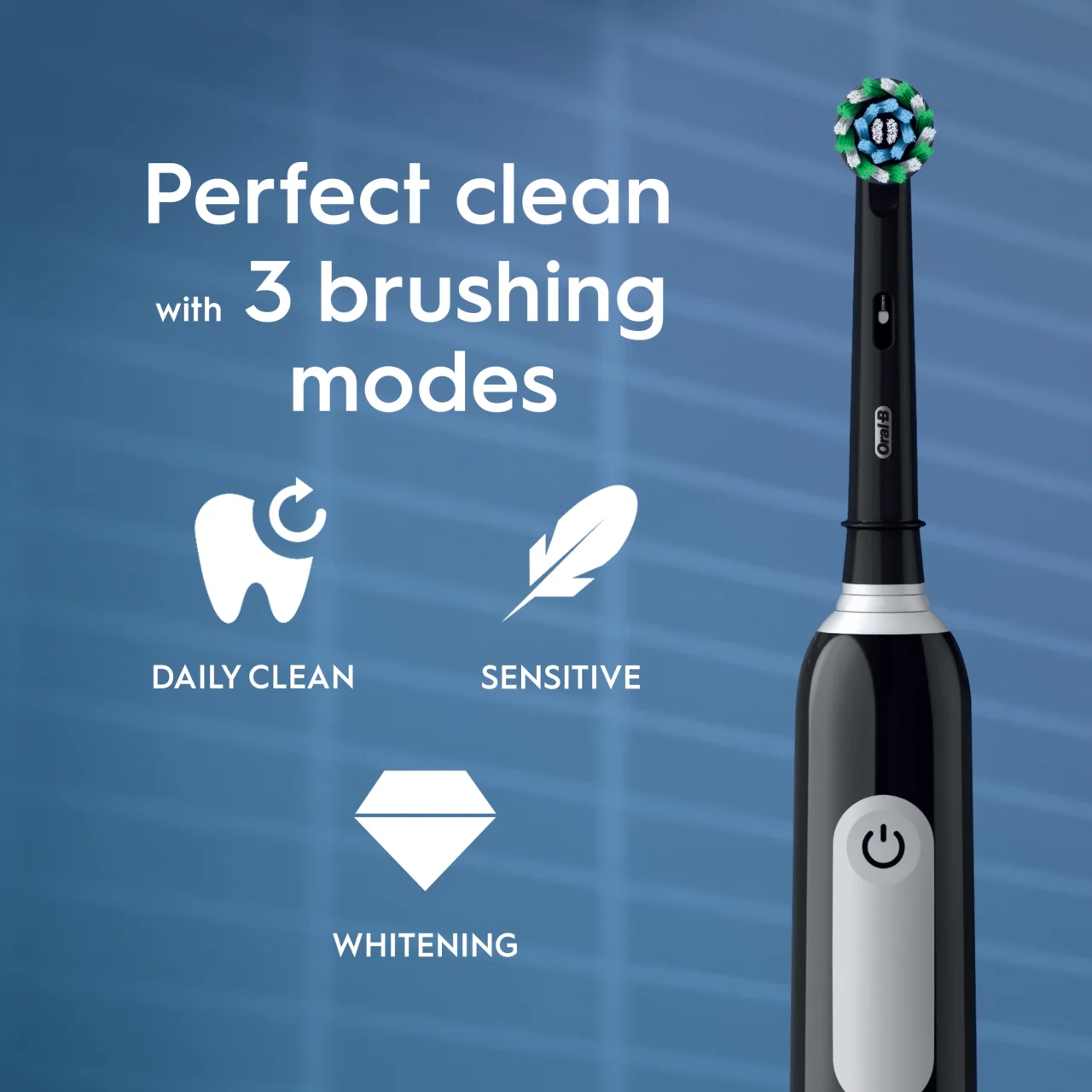 Oral-B Pro 1 Cross Action Black & Travel Case - Image 4