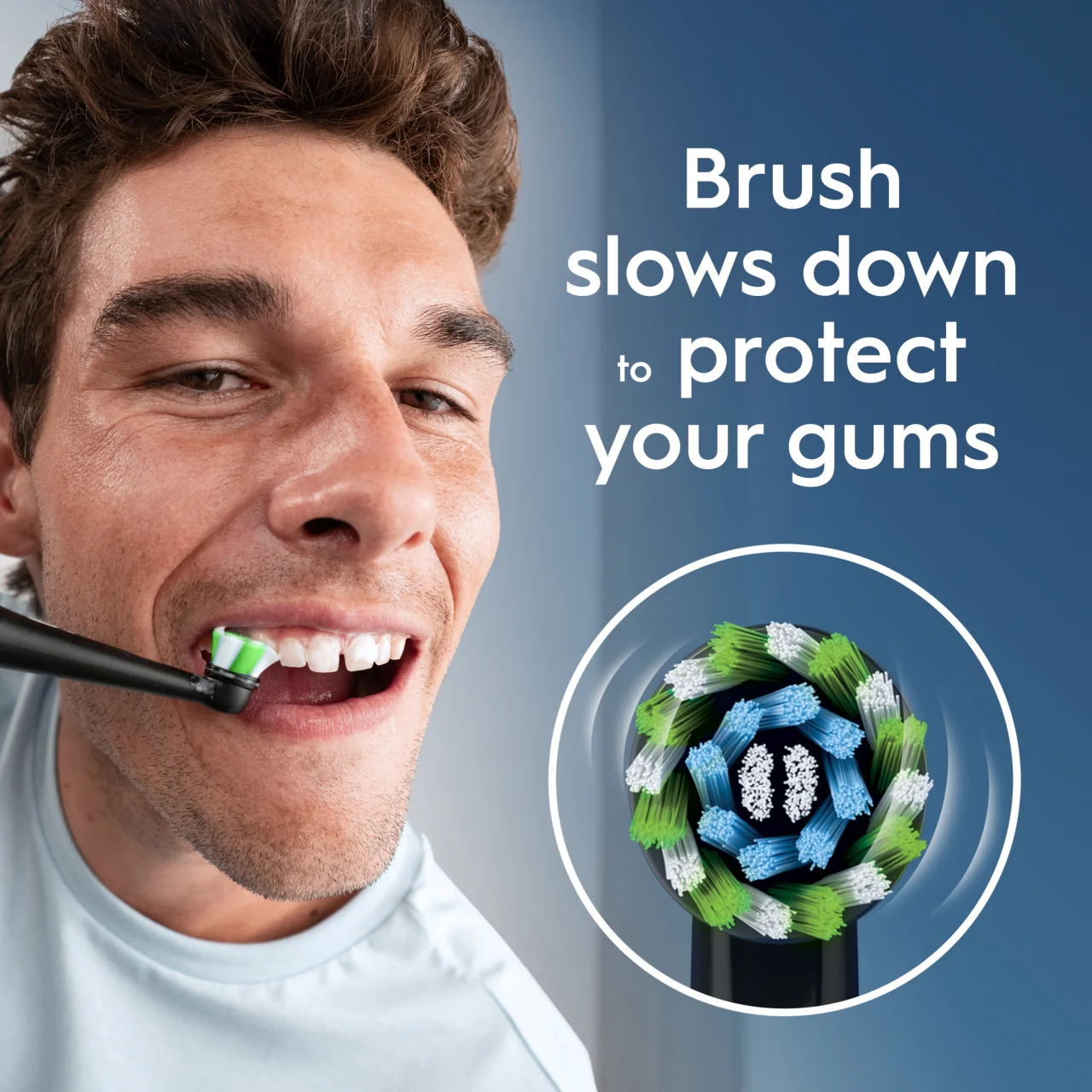Oral-B Pro 1 Cross Action Black & Travel Case - Image 8