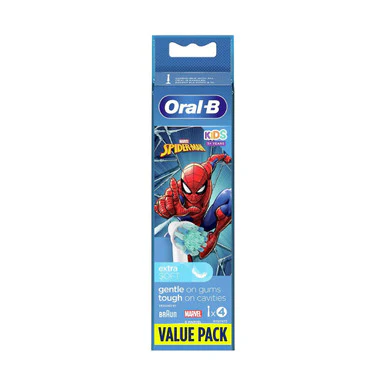 Oral-B Stages Spiderman Toothbrush Heads - 4