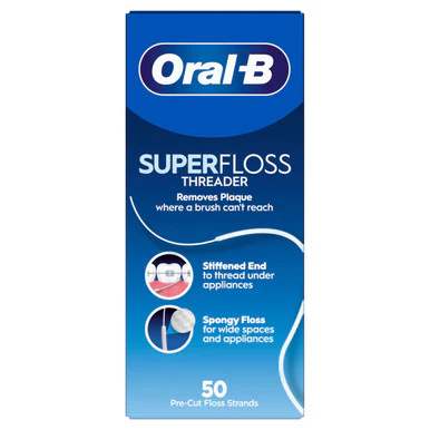 Oral-B Super Floss Threader 50m