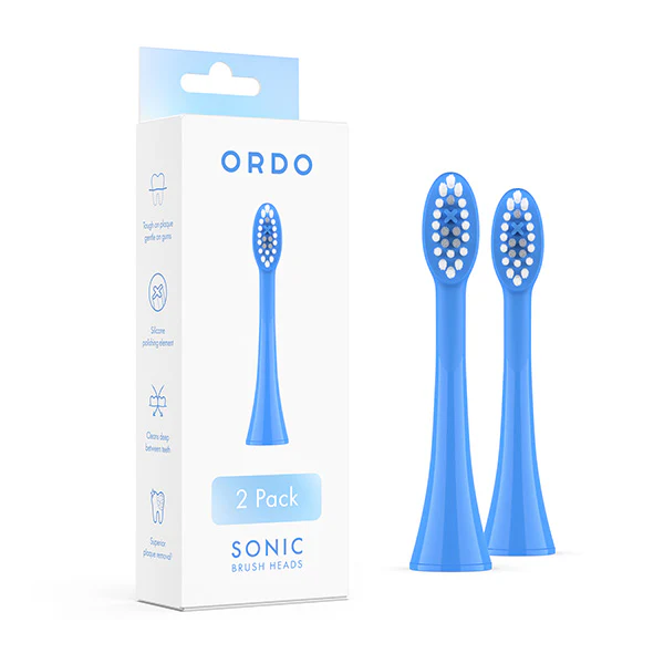 Ordo Sonic Brush Heads Artic Blue 2 Pack