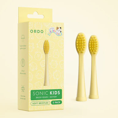 Ordo Sonic Kids Battery Brush Heads- Squishmallows Wanda 2 Heads