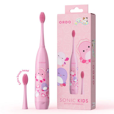 Ordo Sonic Kids Battery Toothbrush - Squishmallows Auggie