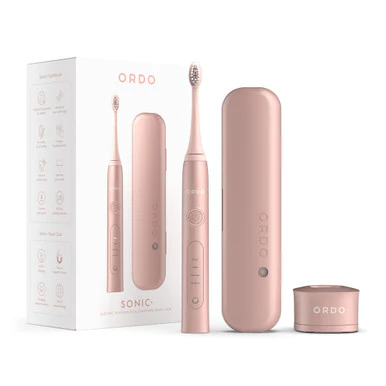 Ordo Sonic+ Toothbrush & Charging Travel Case - Rose Gold