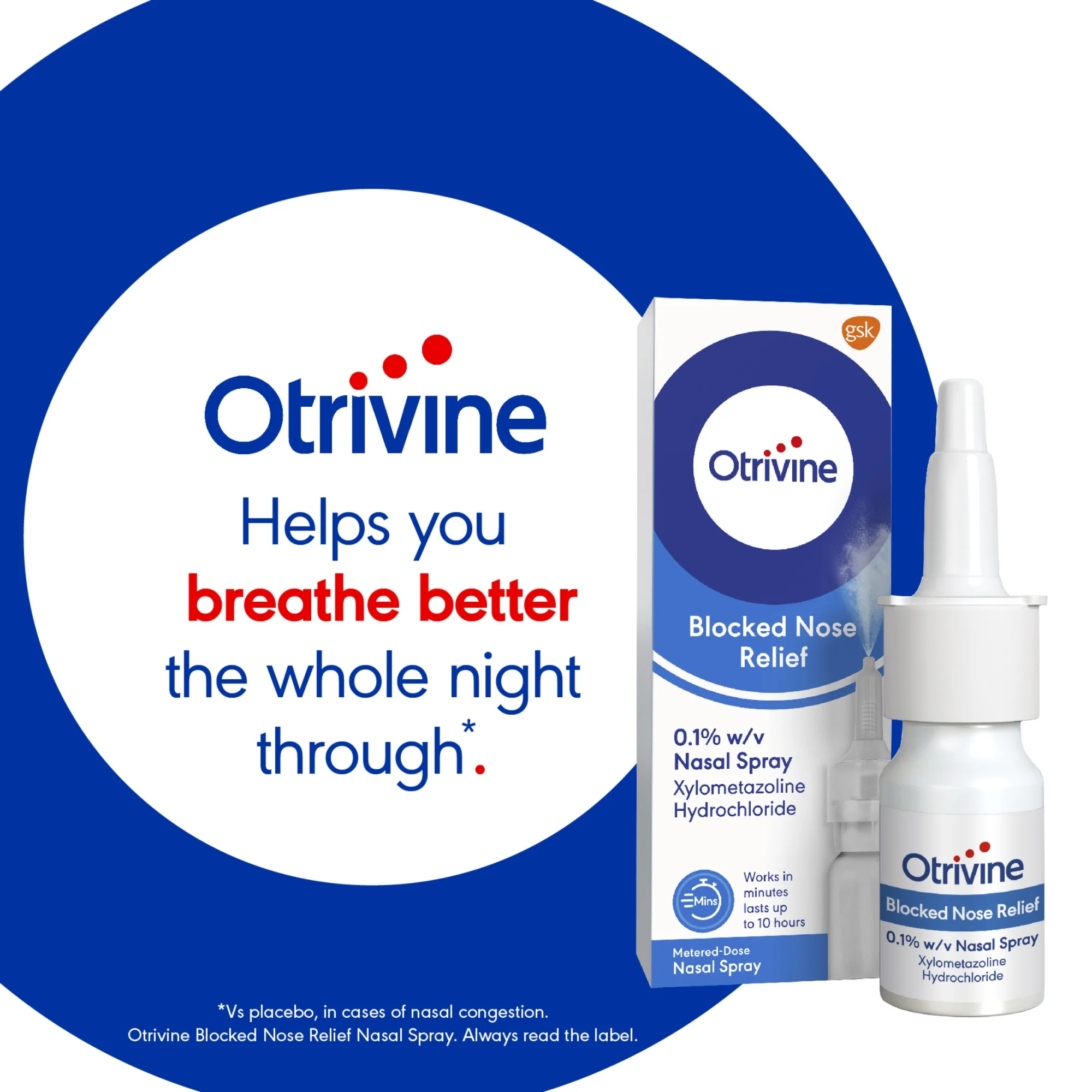 Otrivine Adult Metered Dose Nasal Spray 10ml - Image 4