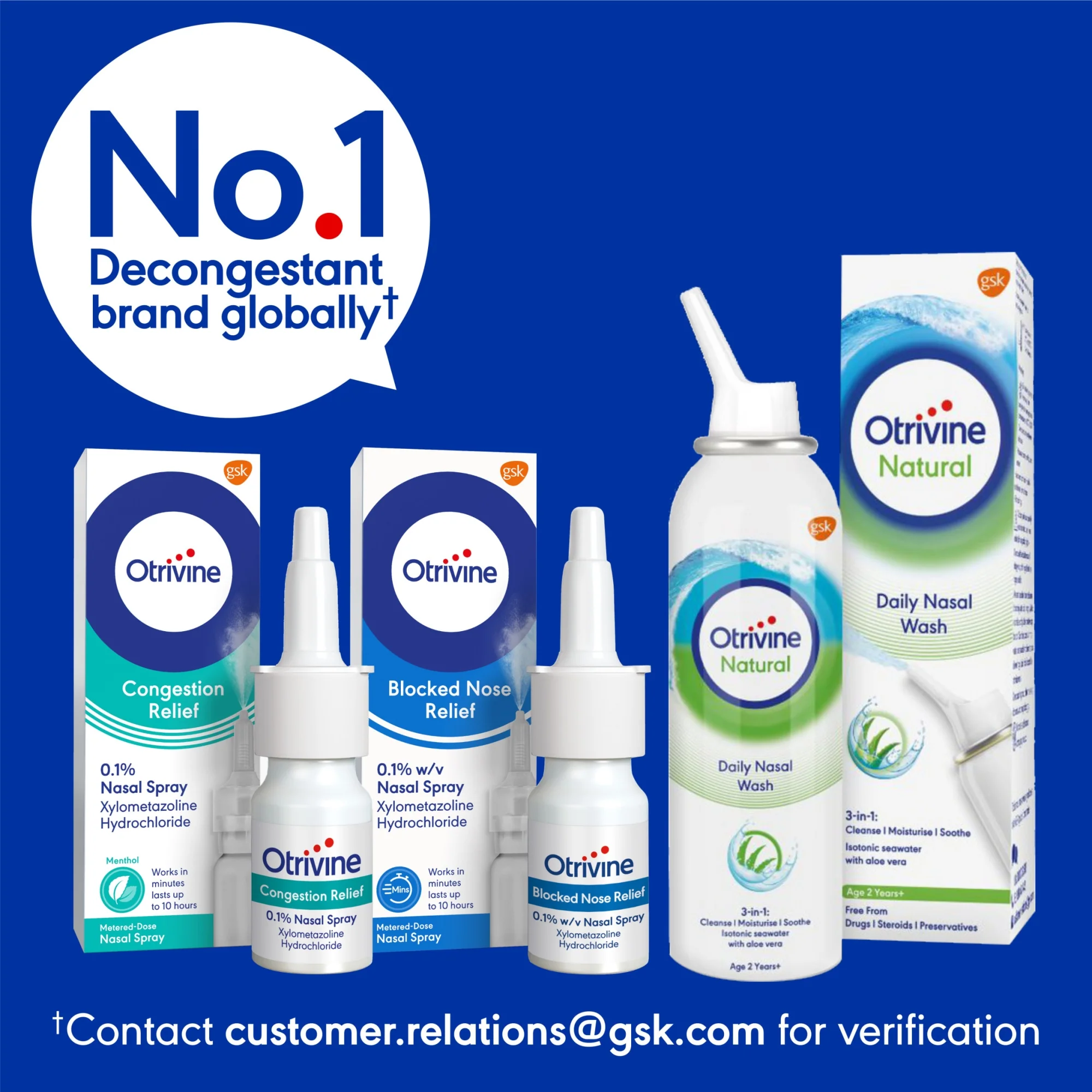 Otrivine Adult Metered Dose Nasal Spray 10ml - Image 5