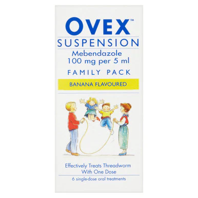 Ovex Suspension Banana Flavoured Family Pack 6 x 5ml