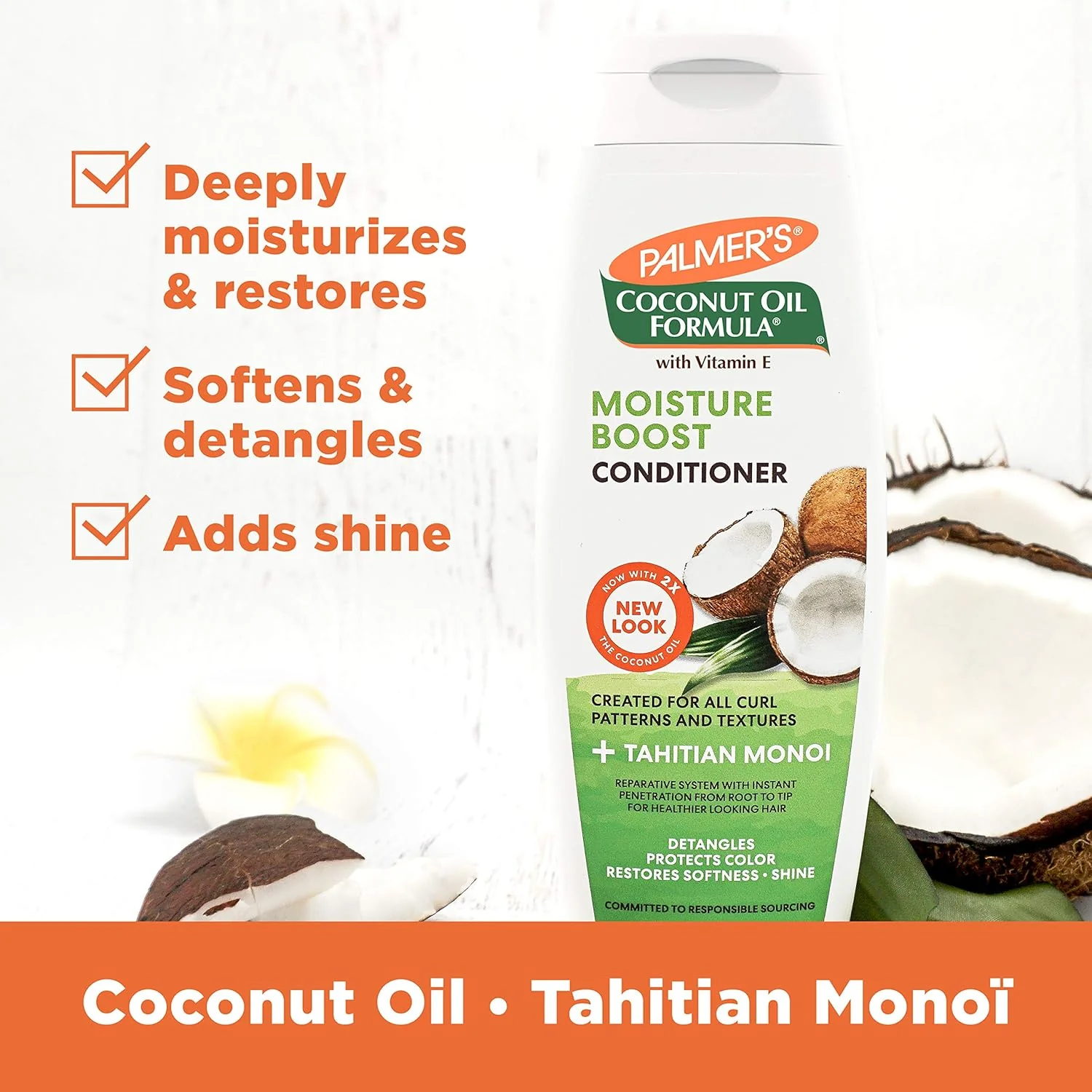 Palmer's Coconut Oil Formula Moisture Boost Conditioner 400ml - Image 4