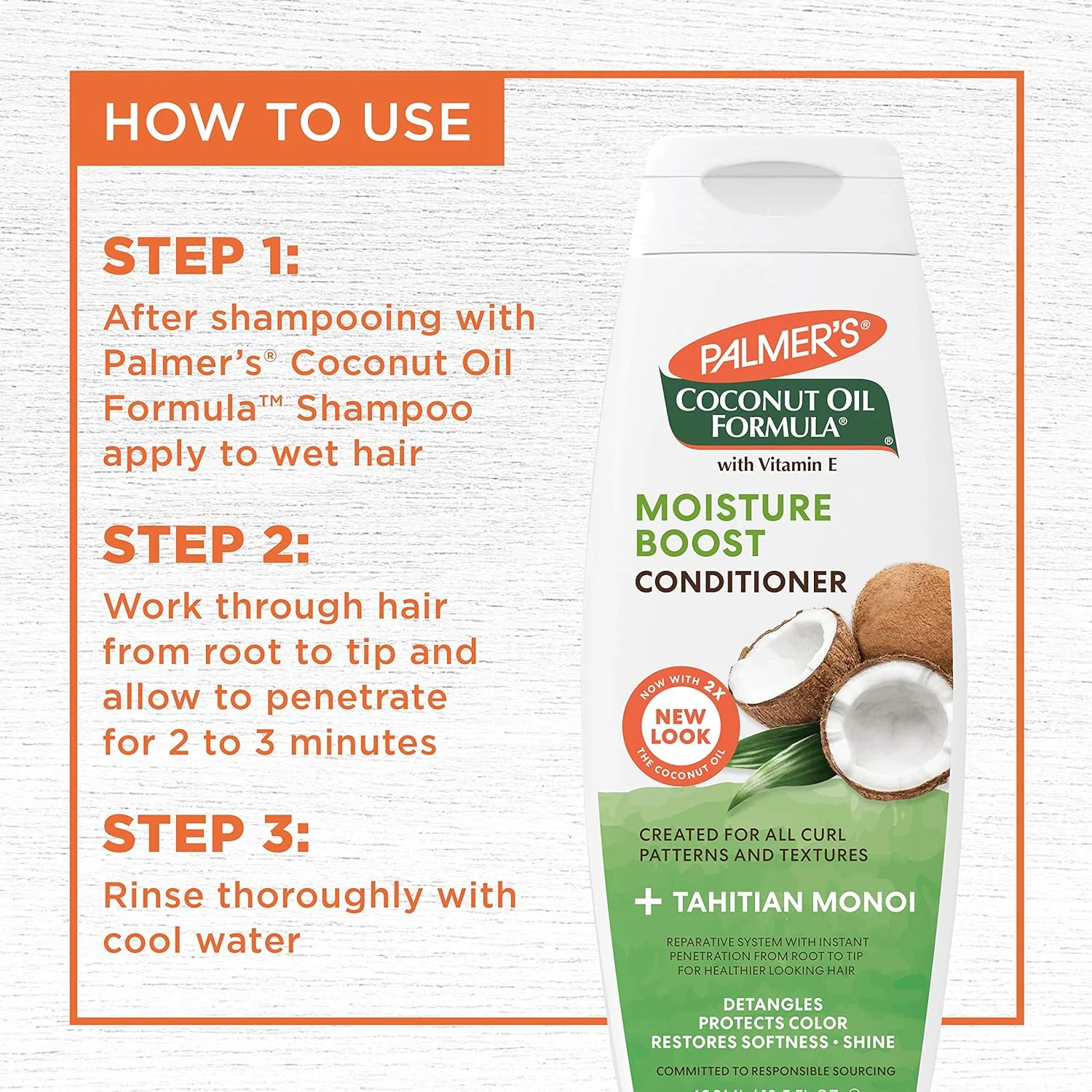 Palmer's Coconut Oil Formula Moisture Boost Conditioner 400ml - Image 5