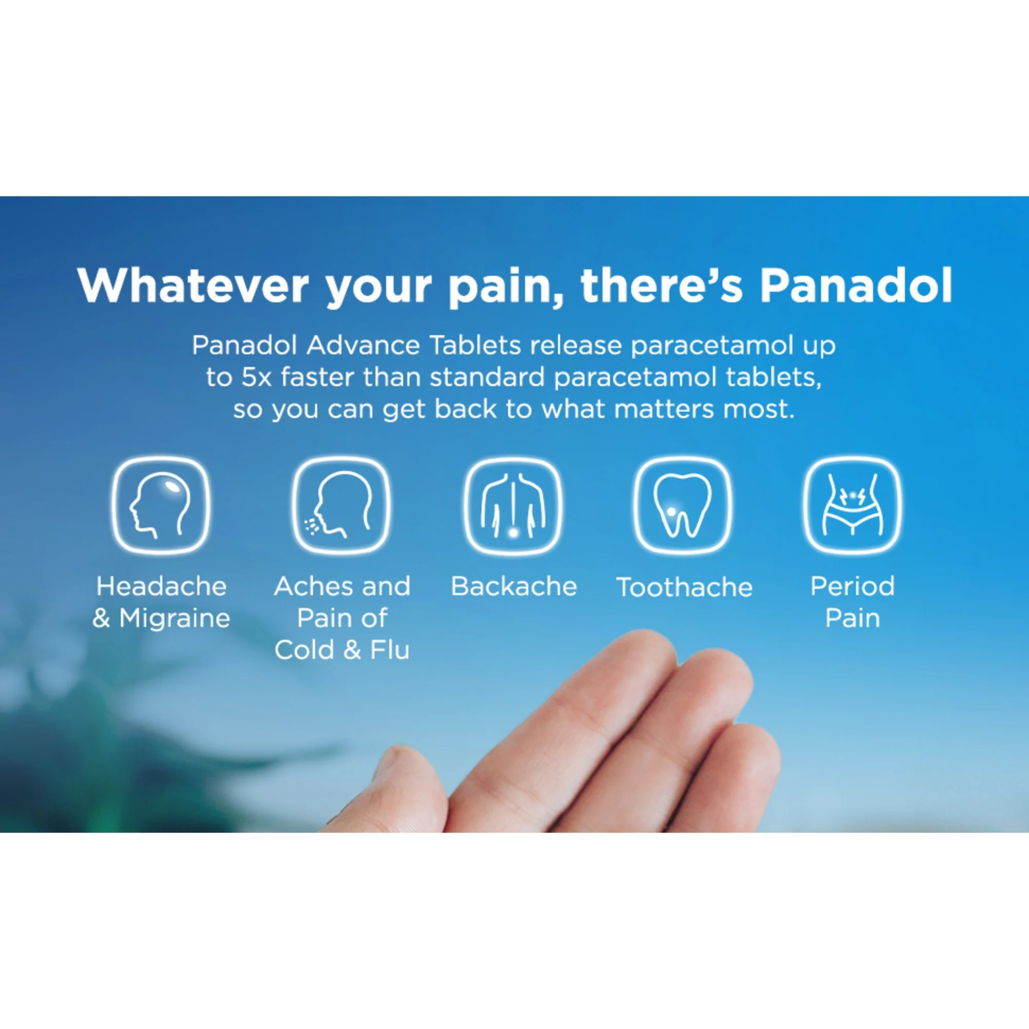 Panadol Advance 500mg 16 Tablets - Image 10