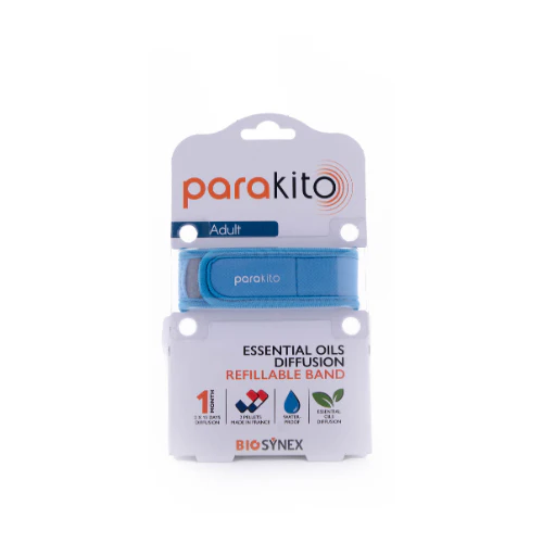 Parakito Adult Anti-Mosquito Blue Wristband