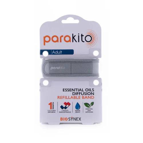 Parakito Adult Anti-Mosquito Khaki Wristband