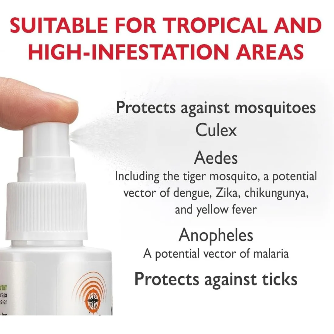 Parakito Tropic Mosquito Spray 100ml - Image 3