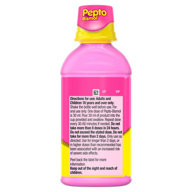 Pepto Bismol Stomach Remedy Liquid Original Flavor 480ML - Image 2