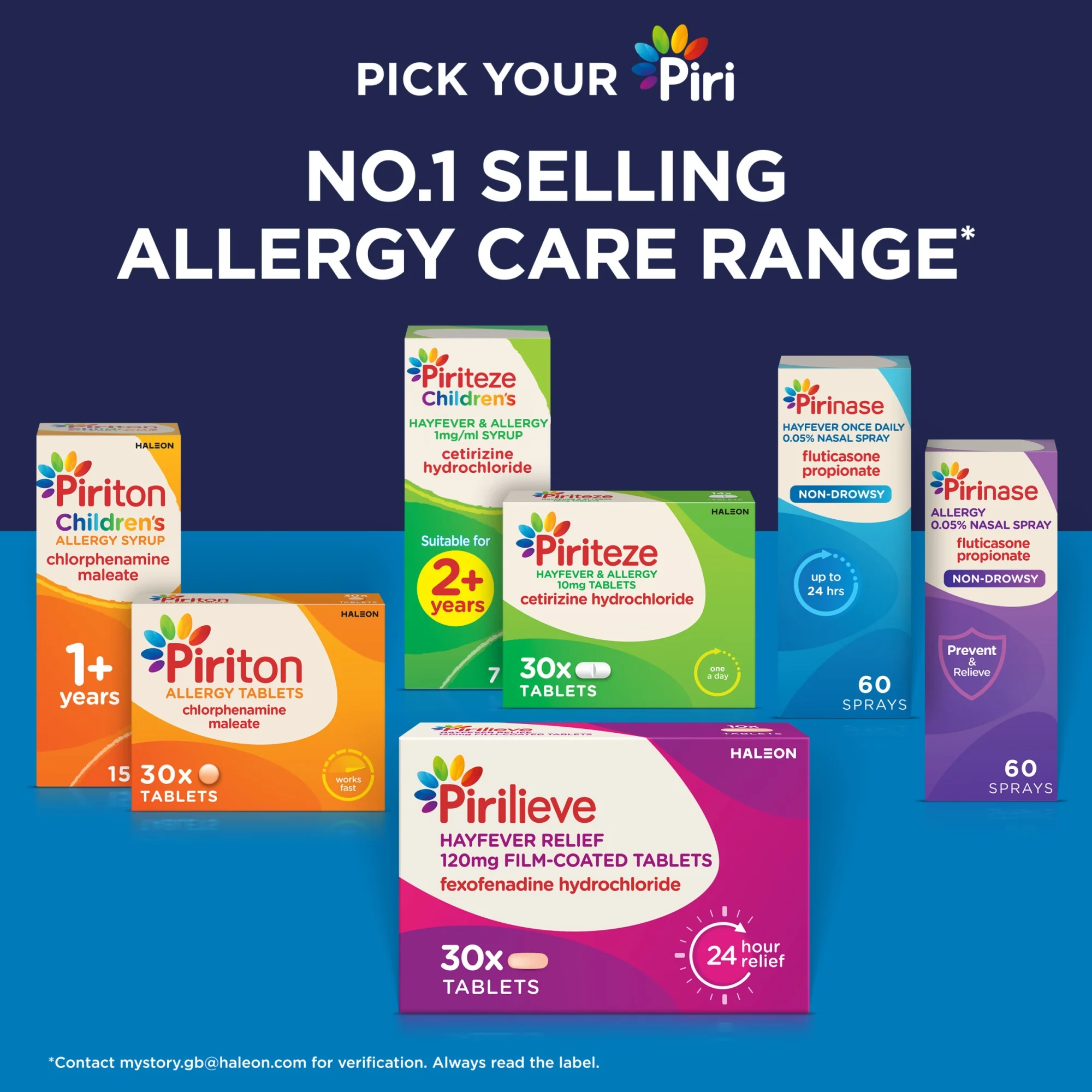 Pirinase Allergy Nasal Spray 60 Sprays - Image 6