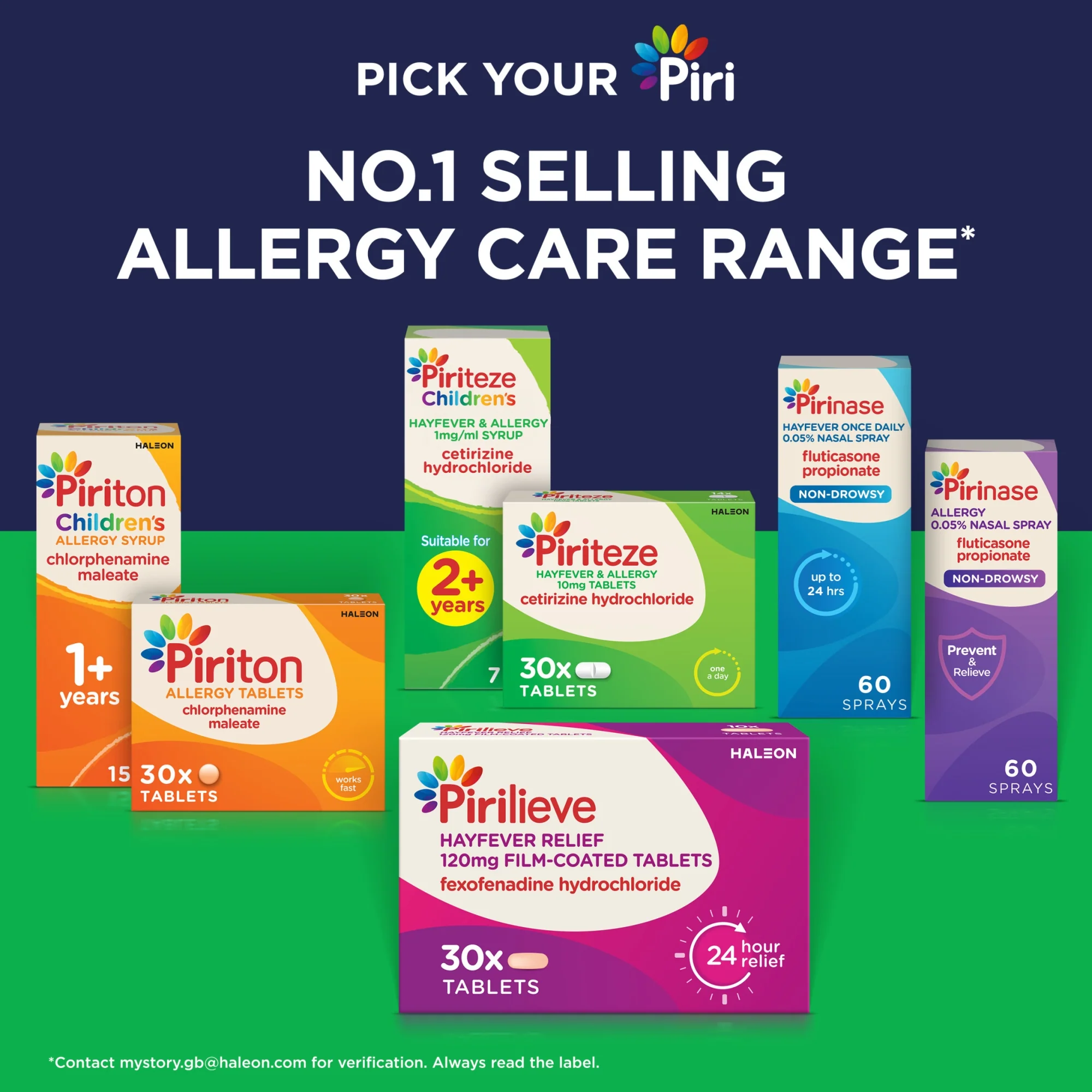Piriteze Antihistamine Allergy Relief 30 Tablets - Image 6