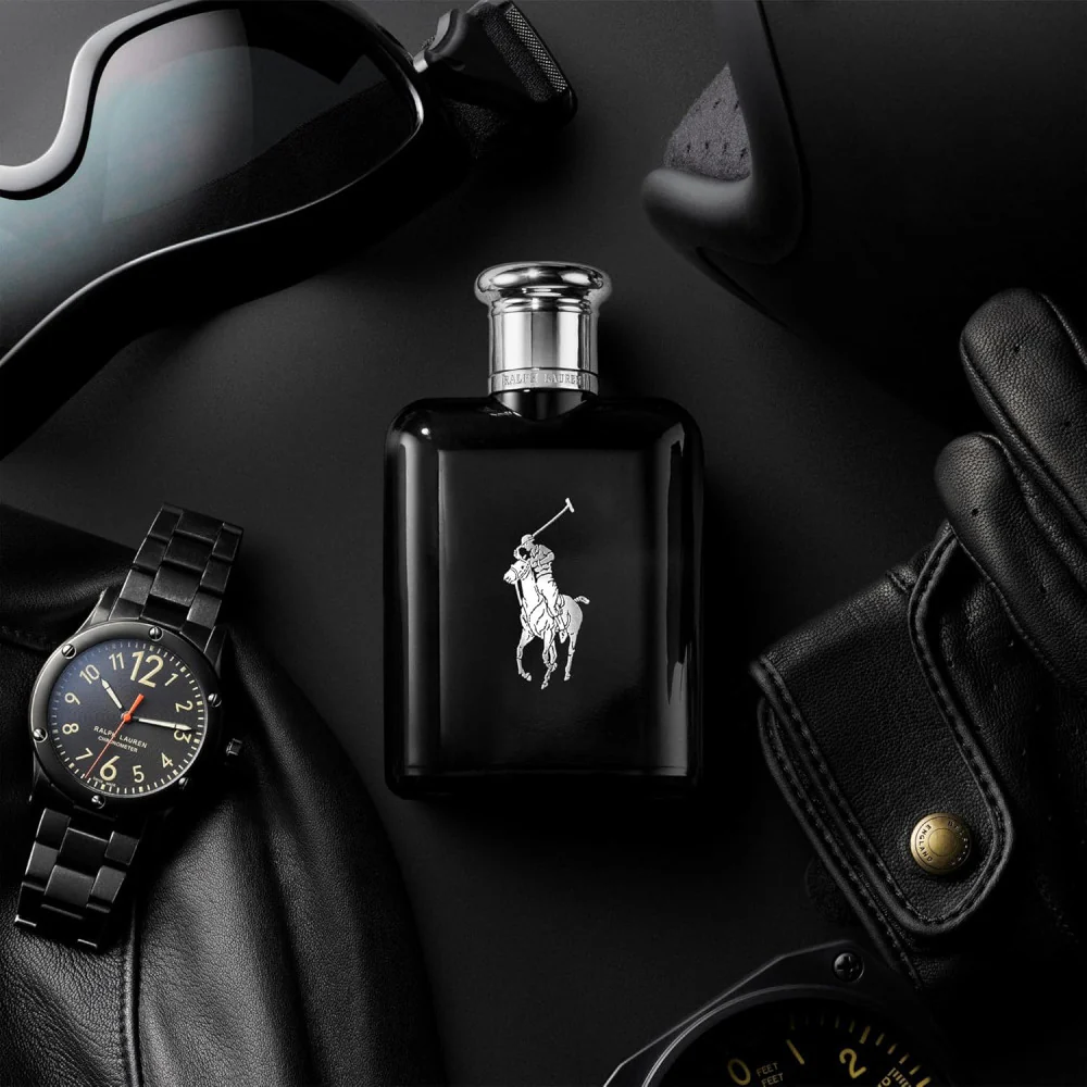 Ralph Lauren Polo Black Eau De Toilette 75ml - Image 3