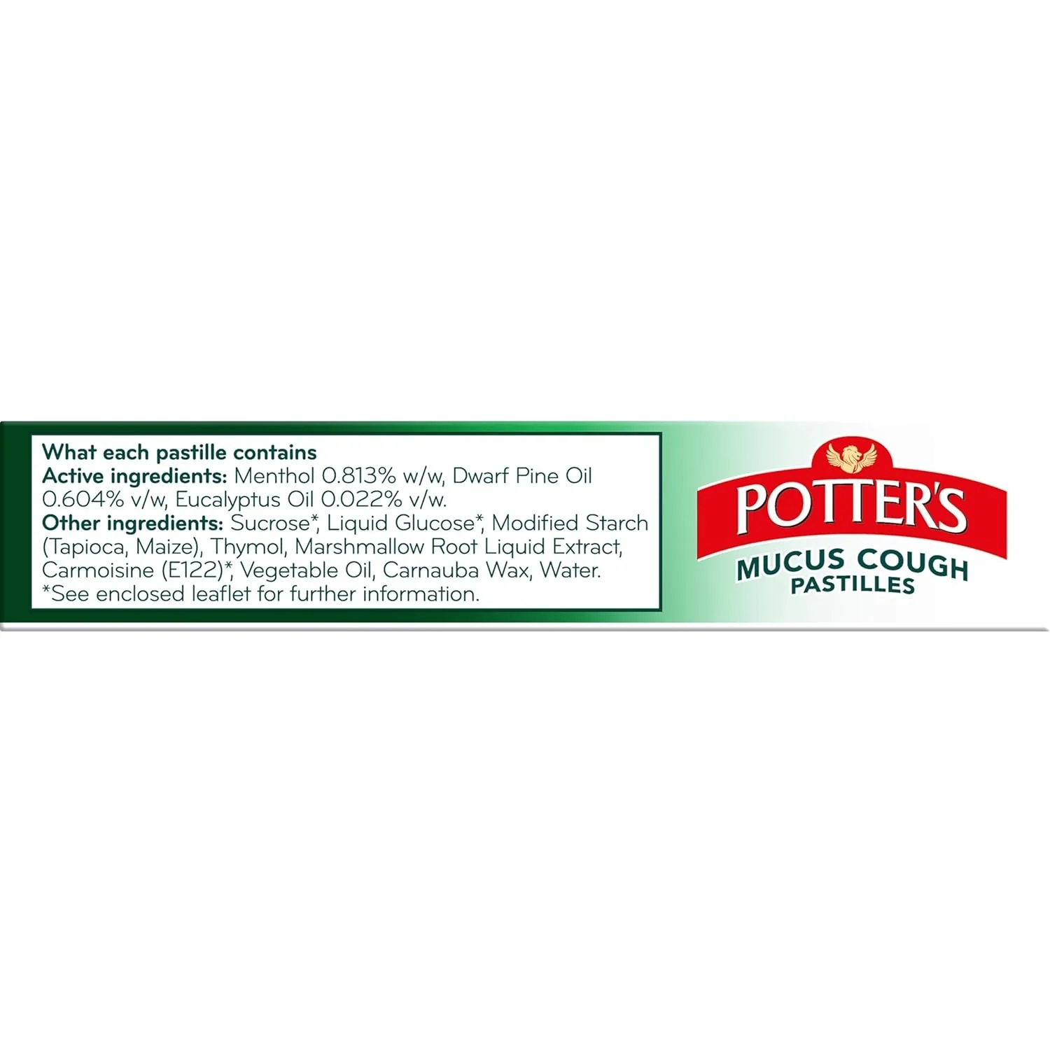 Potters mucus cough pastilles - Image 2
