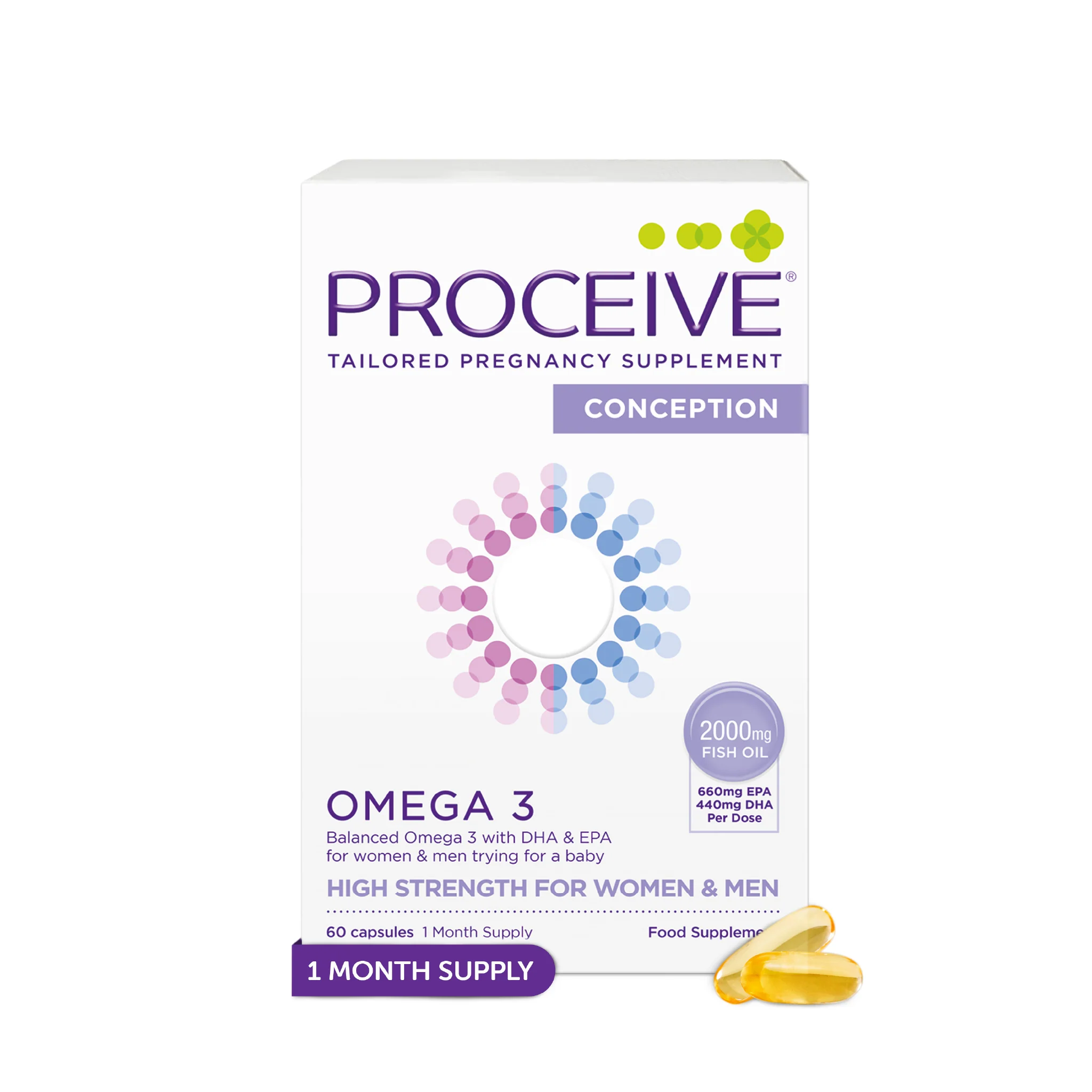 Proceive Conception Omega 3 60 Softgels