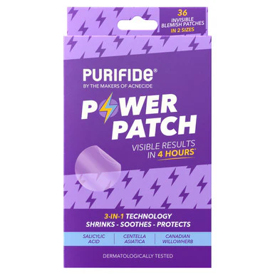 Purifide by Acnecide Salicylic Acid Spot Power Patches for All Skin Types, 36 Patches
