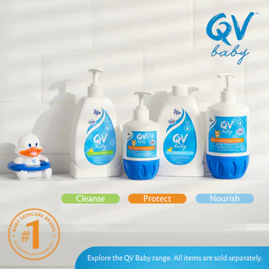 QV Baby Moisturising Cream Pump 250g - Image 5