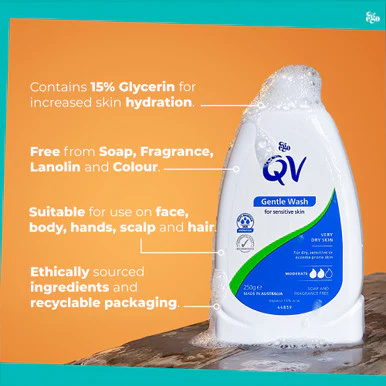 QV Gentle Wash 250ml - Image 5