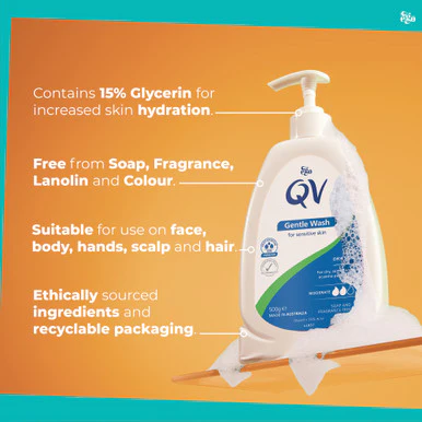 QV Gentle Wash 500ml - Image 5