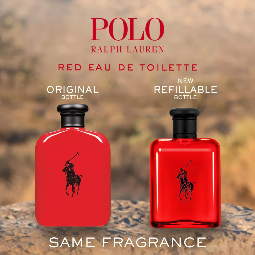 Ralph Lauren Polo Red Eau De Toilette 125ml - Image 6
