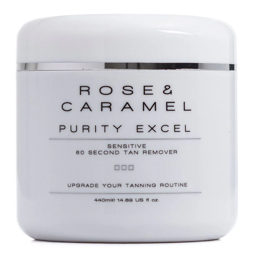 Rose & Caramel Purity Excel Sensitive 60 Second Self Tan Remover 440ml