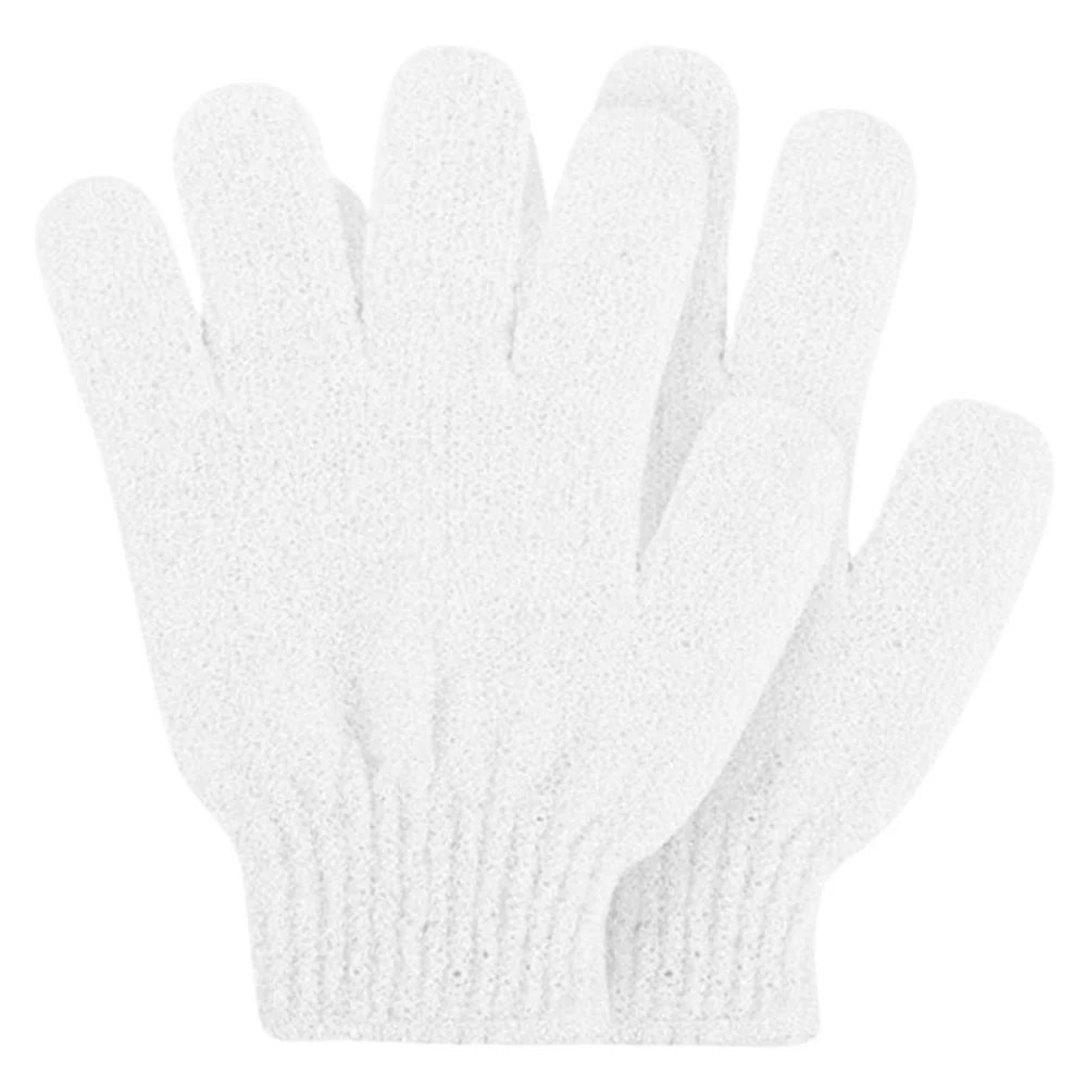 Rose & Caramel White Exfoliating Gloves - Image 3