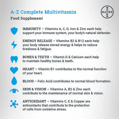 Sanatogen A-Z Complete Multivitamin 30 Tablets - Image 7