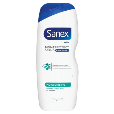 Sanex Bath Foam Dermo Moisturising 570ml