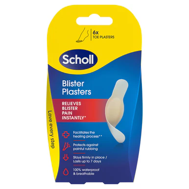 Scholl Blister Plaster Toe 6 Pack