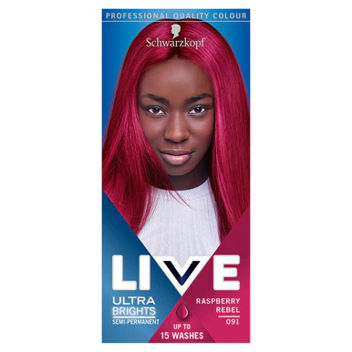 Schwarzkopf LIVE Ultra Brights Semi-Permanent 091 Raspberry Rebel