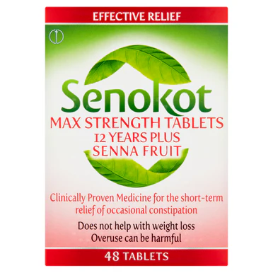 Senokot Max Strength (12 Years Plus) 48 Tablets