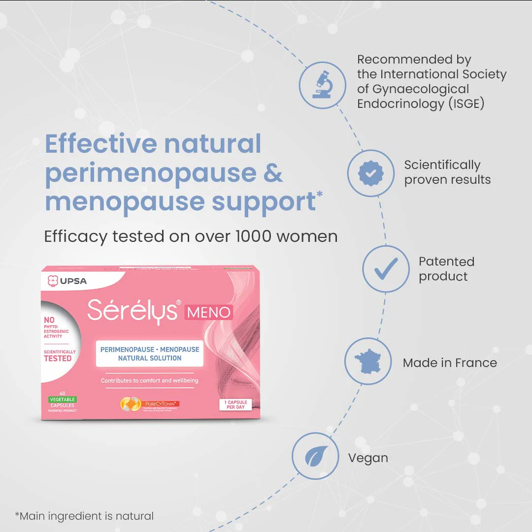 Serelys MENO Perimenopause & Menopause Supplements 60 Capsules - Image 5