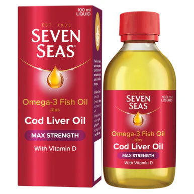 Seven Seas Max Strength Cod Liver Oil 100ml - Image 2
