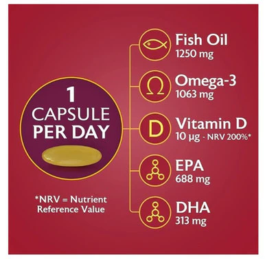 Seven Seas Omega 3 Max Strength 30 Capsules - Image 4