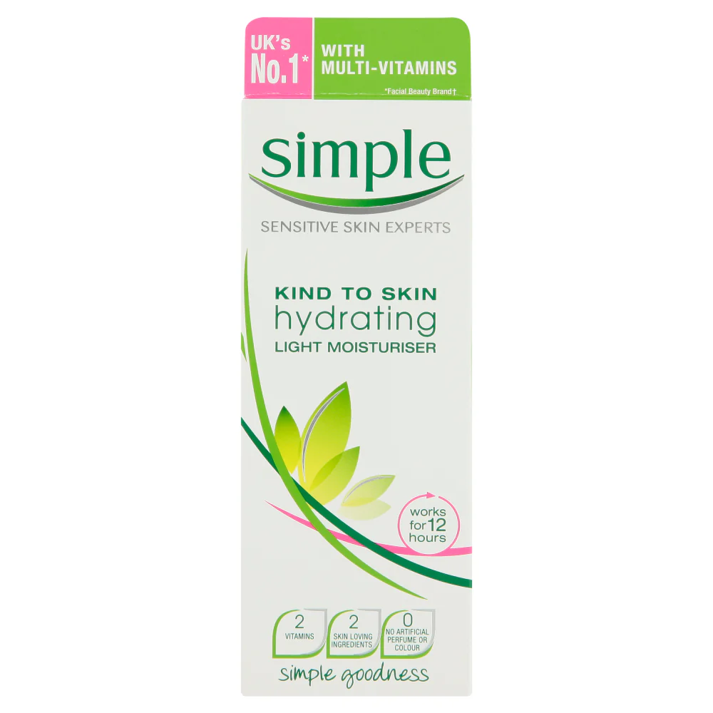 Simple Kind To Skin Hydrating Light Moisturiser 125ml - Image 3