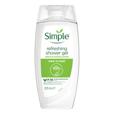 Simple Shower Gel Refreshing 225ml