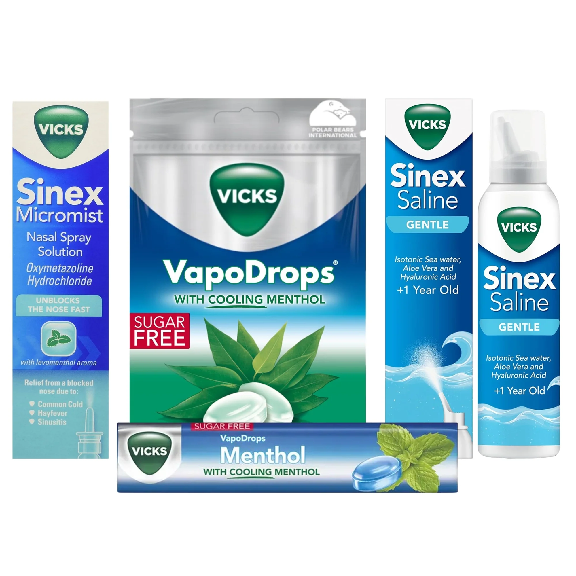 Vicks Sinus & Throat Relief Bundle