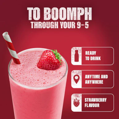 SlimFast Milkshake Multipack Bottle Strawberry 6x325ml - Image 2