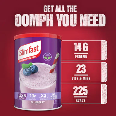 Slimfast Powder Blueberry 584g - Image 2