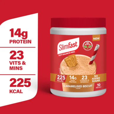 SlimFast Powder Caramelised Biscuit 365g x3 - Image 3